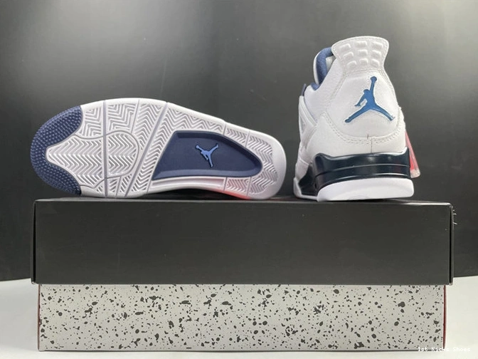 1st Kicks Shoes 314254- 4 Attractive 3901 Retro Columbia Jordan 1013